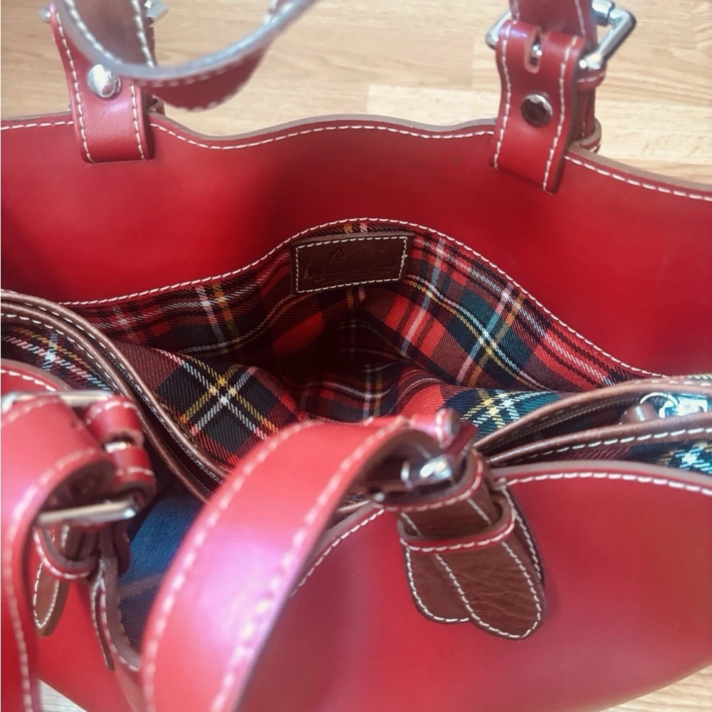 Nardelli Red Leather Tote Bag - Picture 5 of 7